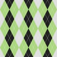 zwart en licht groen kleur argyle patroon. argyle vector patroon. argyle patroon. naadloos meetkundig patroon voor kleding, omhulsel papier, achtergrond, achtergrond, geschenk kaart, trui.