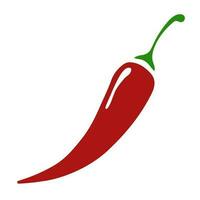 chili peper vector rood kleur geïsoleerd