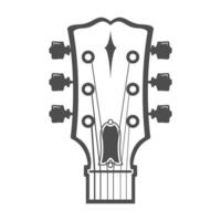 gitaar icoon logo ontwerp vector