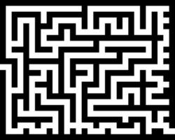 vrij vector doolhof voor kinderen. vrij vector labyrint spel manier