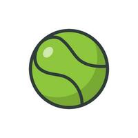 tennis bal icoon vector ontwerp Sjablonen gemakkelijk en modern
