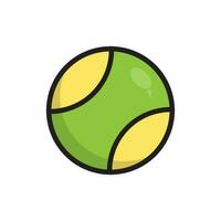 tennis bal icoon vector ontwerp Sjablonen gemakkelijk en modern