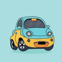 auto vector illustratie, schattig auto.