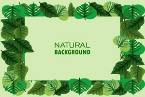 blad patroon natuurlijk achtergrond vector