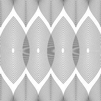 vlak ontwerp vector naadloos zwart en wit patroon herhalende