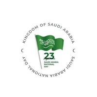 koninkrijk van saudi Arabië nationaal dag vector