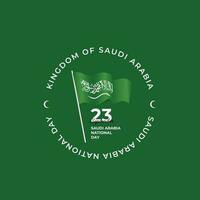 koninkrijk van saudi Arabië nationaal dag vector