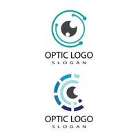 huisstijl corporate oogzorg vector logo ontwerp