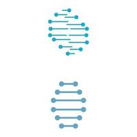 molecuul symbool embleemontwerp sjabloon vector illustratie