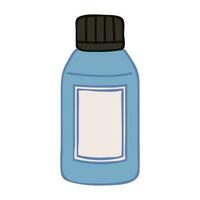 huidsverzorging routine- - reiniger fles vector