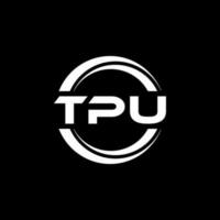 tpu brief logo ontwerp in illustratie. vector logo, schoonschrift ontwerpen voor logo, poster, uitnodiging, enz.