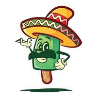 Mexicaans palet mascotte vector illustrator