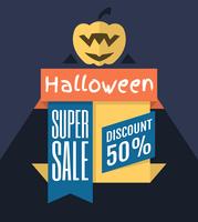 halloween super verkoop vector