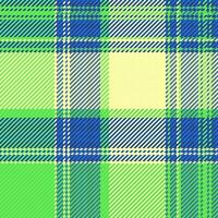 controleren kleding stof structuur van plaid patroon textiel met een naadloos vector Schotse ruit achtergrond.