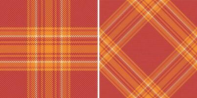 patroon controleren plaid van structuur naadloos Schotse ruit met een kleding stof textiel vector achtergrond.
