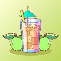 Gezonde Apple Cider Slush Vector