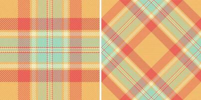 plaid patroon vector van controleren Schotse ruit structuur met een achtergrond kleding stof textiel naadloos.