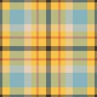 plaid controleren patroon. naadloos kleding stof textuur. Schotse ruit textiel afdrukken. vector