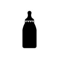 baby fles icoon, logo geïsoleerd Aan wit achtergrond vector