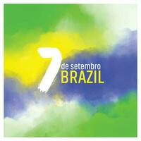 Brazilië onafhankelijkheid dag 7 september. Brazilië onafhankelijkheid dag 7 de setembro. 7 september independencia Doen Brasil vector