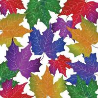 vector illustratie van helling stijl kleurrijk zomer bladeren concept, zomer achtergrond en banier ontwerp