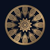 mooi Islamitisch patroon mandala ontwerp vector sjabloon