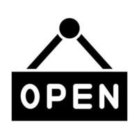 Open icoon ontwerp vector