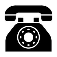 telefoon vector glyph icoon ontwerp