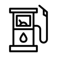 gas- station vector dik lijn icoon voor persoonlijk en reclame gebruiken.