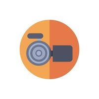 video camera film geïsoleerd pictogram vector