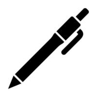 pen vector glyph icoon voor persoonlijk en reclame gebruiken.