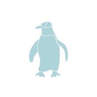 pinguïn zee leven dier geïsoleerd pictogram vector