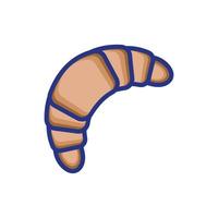 croissant gebak product geïsoleerd pictogram vector