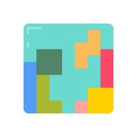 Tetris icoon in vector. illustratie vector