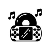 esports muziek- icoon in vector. illustratie vector