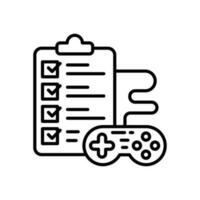 esports evaluatie icoon in vector. illustratie vector