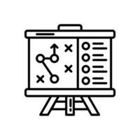 werk strategie icoon in vector. illustratie vector