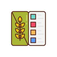 gluten vrij menu icoon in vector. illustratie vector