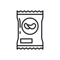 snacks icoon in vector. illustratie vector