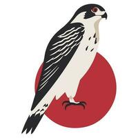 valk adelaar vector icoon Japans illustratie stijl