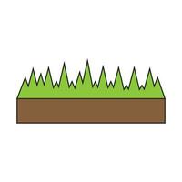 gras icoon vector