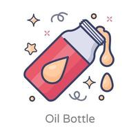 ontwerp olie fles vector