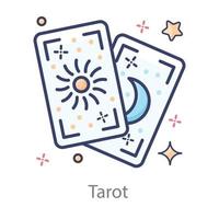 tarot waarzeggerij vector