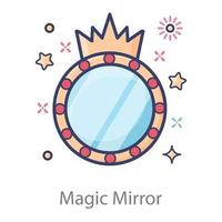 magisch spiegelobject vector