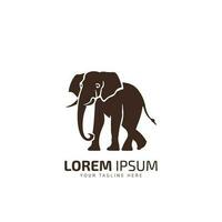 olifant logo icoon ontwerpen vector silhouet