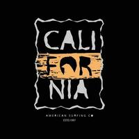 Californië, vector illustratie typografie. perfect voor t overhemd ontwerp