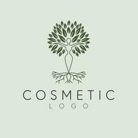 kunstmatig vector logo ontwerp. vrouw en boom logo. abstract groei symbool logo sjabloon.