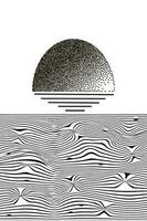 cirkel stippel halftone abstract concept vector