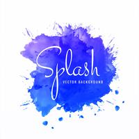 Prachtige kleurrijke aquarel splash achtergrond vector