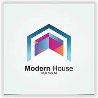 modern huis logo premium elegante sjabloon vector eps 10